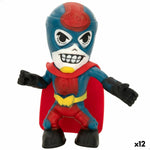 Figurine d’action Eolo Super Masked Pepper Man 14 x 15,5 x 5,5 cm Élastique (12 Unités)