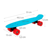 Skateboard Colorbaby Bleu (6 Unités)