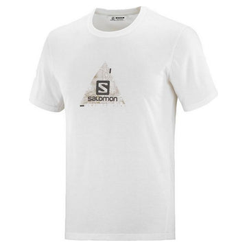 T-shirt à manches courtes homme Salomon Explore Blend Blanc