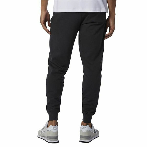 Pantalon de sport long New Balance Essentials Stacked Logo Noir Homme
