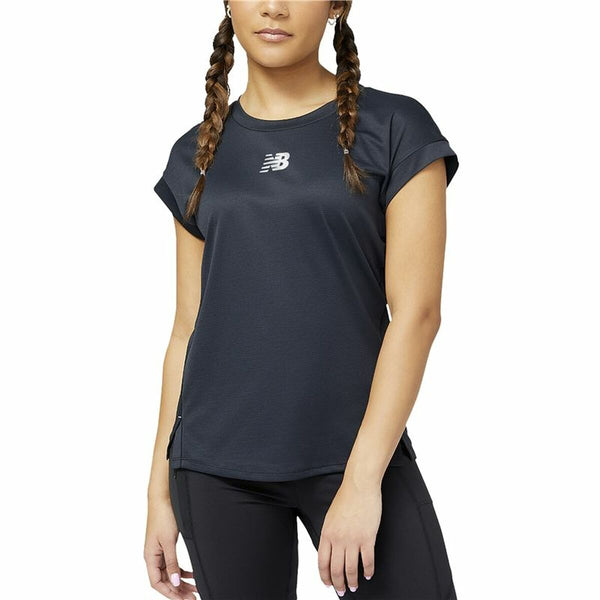 T-shirt à manches courtes femme New Balance Impact AT N-Vent Noir
