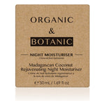 Crème de nuit Madagascan Coconut Organic & Botanic (50 ml)