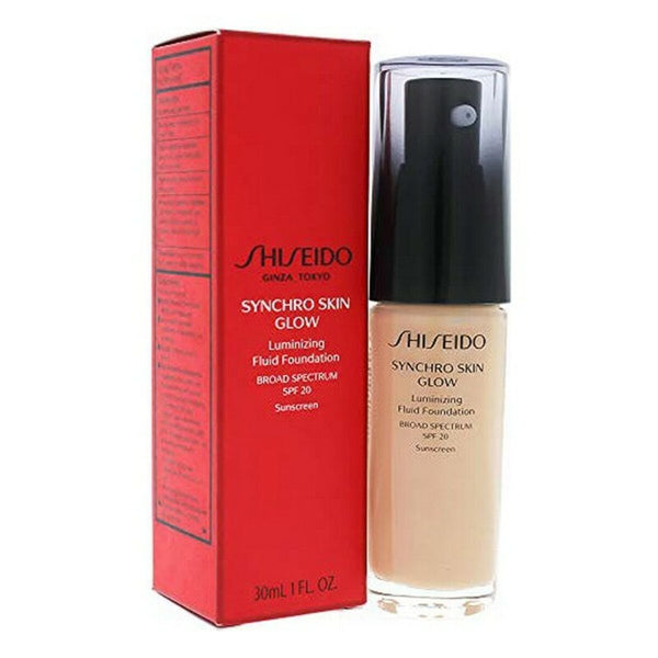 Base de maquillage liquide Skin Glow Shiseido SPF20 (30 ml)