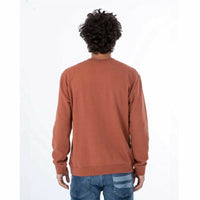 Sweat sans capuche homme Hurley One&Only Solid Marron