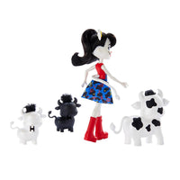 Poupée avec animal de compagnie Enchantimals Cambrie Cow Mattel (15 cm)