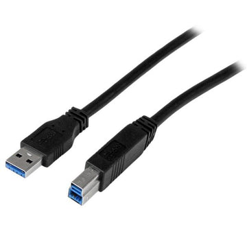 Câble USB A vers USB B Startech USB3CAB2M            Noir
