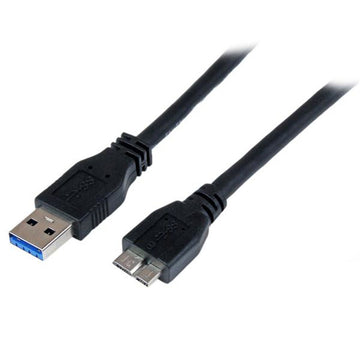 Câble USB vers Micro USB Startech USB3CAUB1M           Noir
