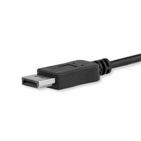 Adaptateur USB C vers DisplayPort Startech CDP2DPMM1MB          Noir 1 m