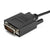 Adaptateur USB C vers DVI Startech CDP2DVIMM2MB Noir
