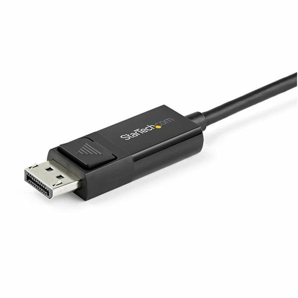 Adaptateur USB C vers DisplayPort Startech CDP2DP1MBD           Noir 1 m