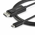 Adaptateur USB C vers DisplayPort Startech CDP2DP1MBD           Noir 1 m