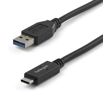 Câble USB A vers USB C Startech USB31AC1M            Noir