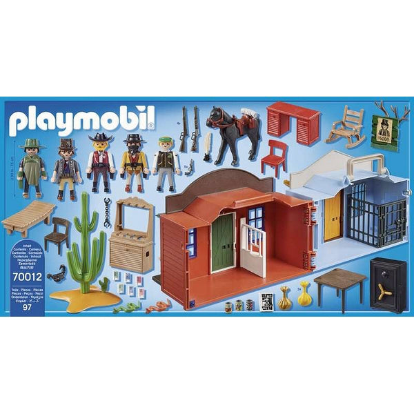 Playset Western City Case Playmobil 70012 (97 pcs)