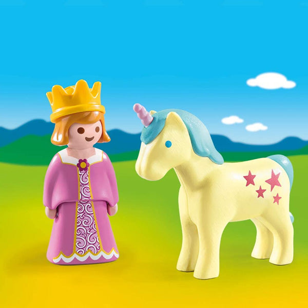 Poupées Princess With Unicorn 1.2.3 Playmobil 70127
