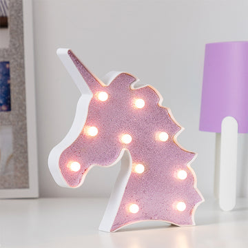 Licorne Lumineuse Glitter (10 LED)