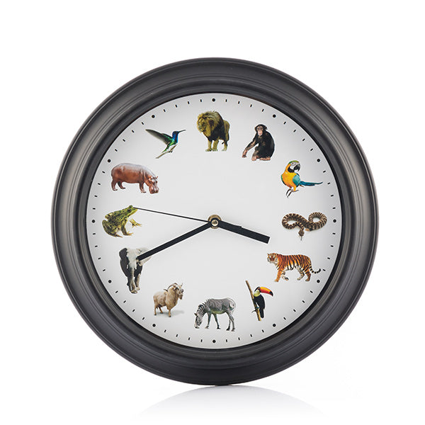 Horloge Murale Animals Sound