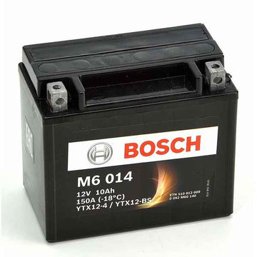 Batterie BOSCH Motocyclette M6014 12V (Refurbished A+)