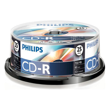 CD-R Philips Rohlinge 700 MB Data/ 80 Min (52 pcs) (Refurbished A)