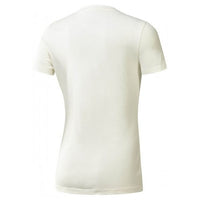 T-shirt à manches courtes femme Reebok Training Split Tee Blanc