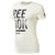 T-shirt à manches courtes femme Reebok Training Split Tee Blanc