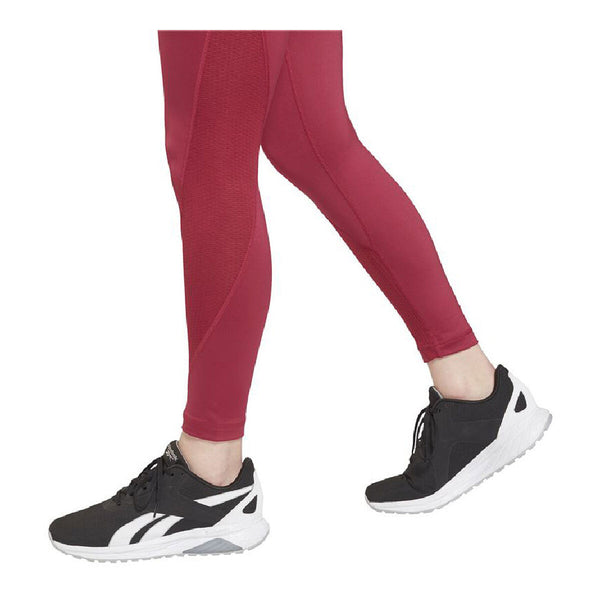Leggings de Sport pour Femmes Reebok Workout Ready Mesh W Rose (XS)