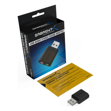 Adaptateur USB Sabrent AU-MMSA stéréo (Refurbished A+)