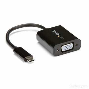 Adaptateur USB C vers VGA Startech CDP2VGA              Noir