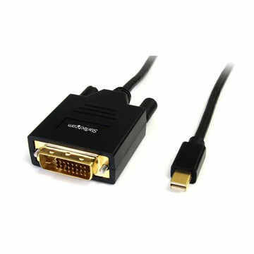 Adaptateur Mini DisplayPort vers DVI Startech MDP2DVIMM6           (1,8 m) Noir 1.8 m