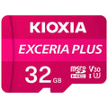 Carte Mémoire Micro SD avec Adaptateur Kioxia Exceria Plus UHS-I U3 Cours 10 Rose