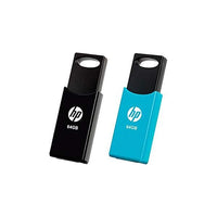 Pendrive HP 212 USB 2.0 Bleu/Noir (2 uds)