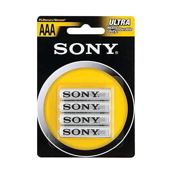 Batteries Sony R03 AAA (4 pcs)