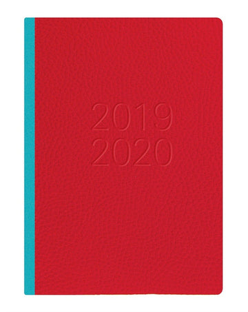 Agenda LETTS Two Tone 2019/20 Rouge (Refurbished A+)