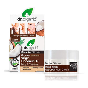 Crème de nuit Coconut Oil Dr.Organic (50 ml)