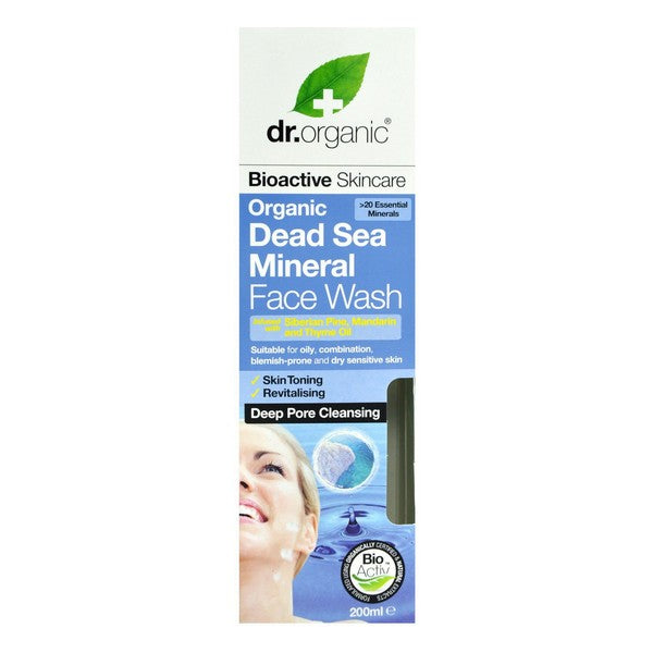 Nettoyant visage Dead Sea Mineral Dr.Organic (200 ml)