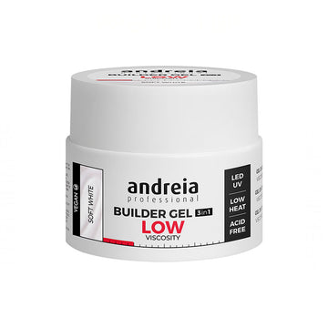 Gel pour ongles Builder Low Viscosity Andreia Blanc (44 g)