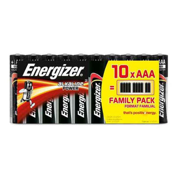 Piles Alcalines Energizer 630066 AAA LR03 (10 uds)