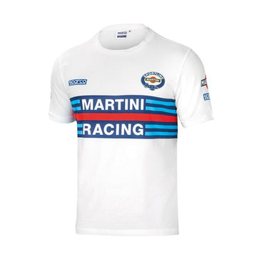 T shirt à manches courtes Sparco MARTINI RACING Taille M Blanc
