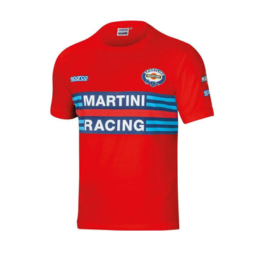 T-shirt à manches courtes homme Sparco Martini Racing Rouge Taille M