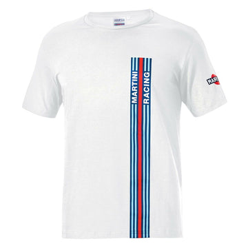 T-shirt à manches courtes homme Sparco Martini Racing Blanc (Taille L)