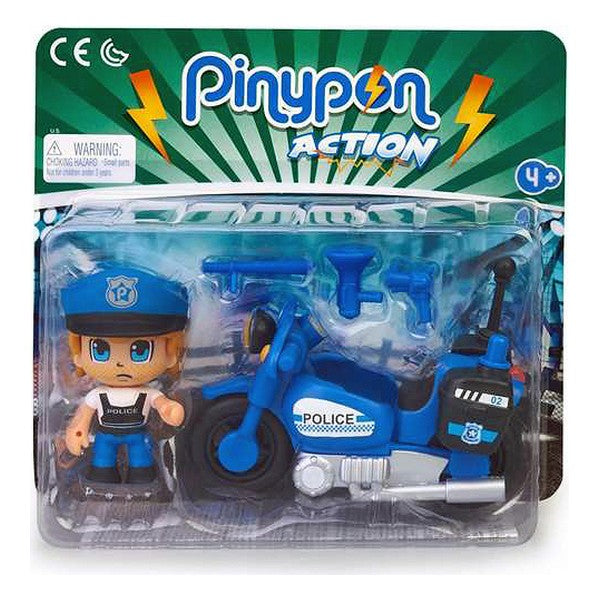 Playset Pinypon Action Police Motorbike Famosa