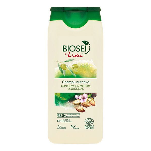 Shampooing nourrissant Biosei Olive & Almond Lida (500 ml)