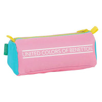 Fourre-tout Benetton Color Block Jaune Rose Turquoise