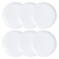 Service de vaisselle Luminarc Diwali 6 pcs Blanc verre (25 cm)