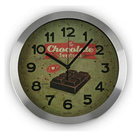 Horloge Murale Chocolate Aluminium (4 x 30 x 30 cm)