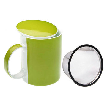 Tasse avec filtre pour infusions Porcelaine