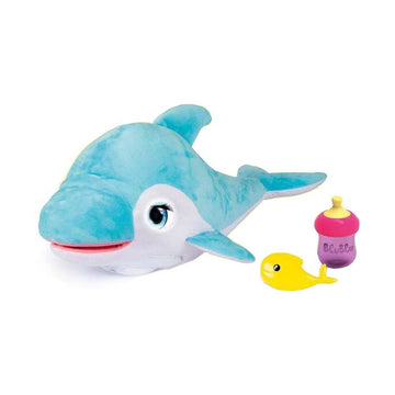 Animal en Peluche IMC Toys Dolphin Blu Blu Interactif (28 x 48 x 29 cm)