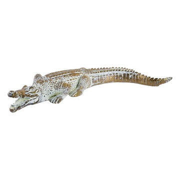 Figurine Décorative Dekodonia Résine Crocodile (30 x 12 x 4 cm)
