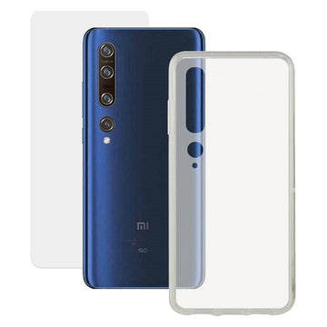 Film Protecteur en Verre Trempé pour Téléphone Portable + Étui pour Téléphone Portable Xiaomi Mi10 Pro Contact