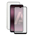 Film Protecteur en Verre Trempé pour Téléphone Portable + Étui pour Téléphone Portable Samsung Galaxy A10 Contact