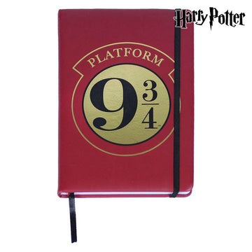 Carnet avec marque-pages Harry Potter A5 Bordeaux